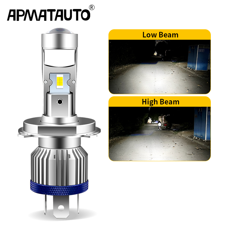 Universal Motorcycle Led Headlight Projector - H4 HS1 LED 오토바이 헤드 라이트