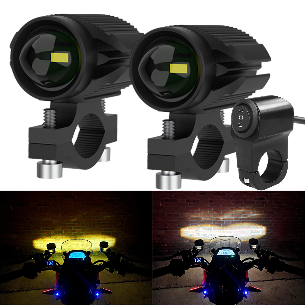 Universal Motorcycle Led Headlight Projector - 오토바이용 추가 LED 헤드라이트, 범용 보조