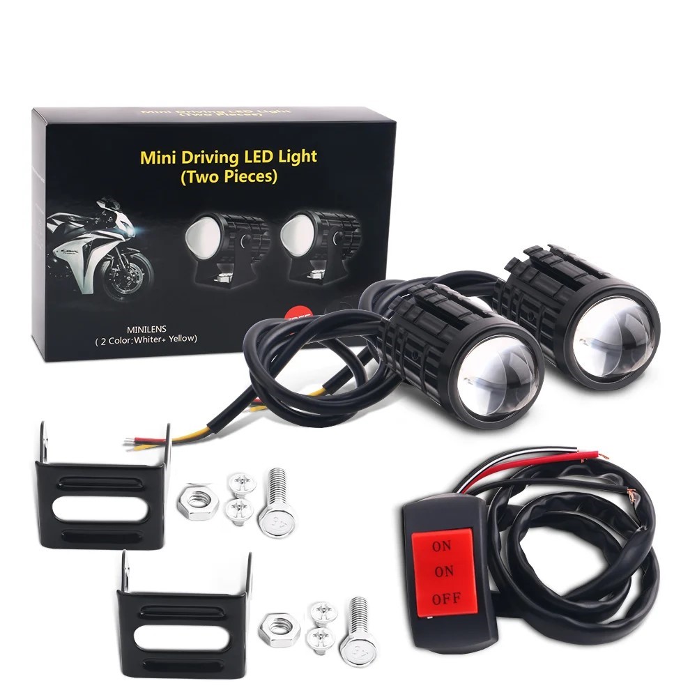 Universal Motorcycle Led Headlight Projector - 1/2PCS 범용 오토바이 LED 헤드 라이트