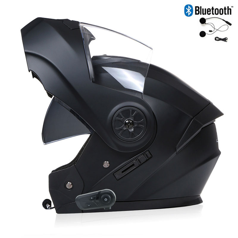 Full Face Motorcycle Helmet With Bluetooth - 블루투스 남성용 오토바이 헬멧 오토바이 용