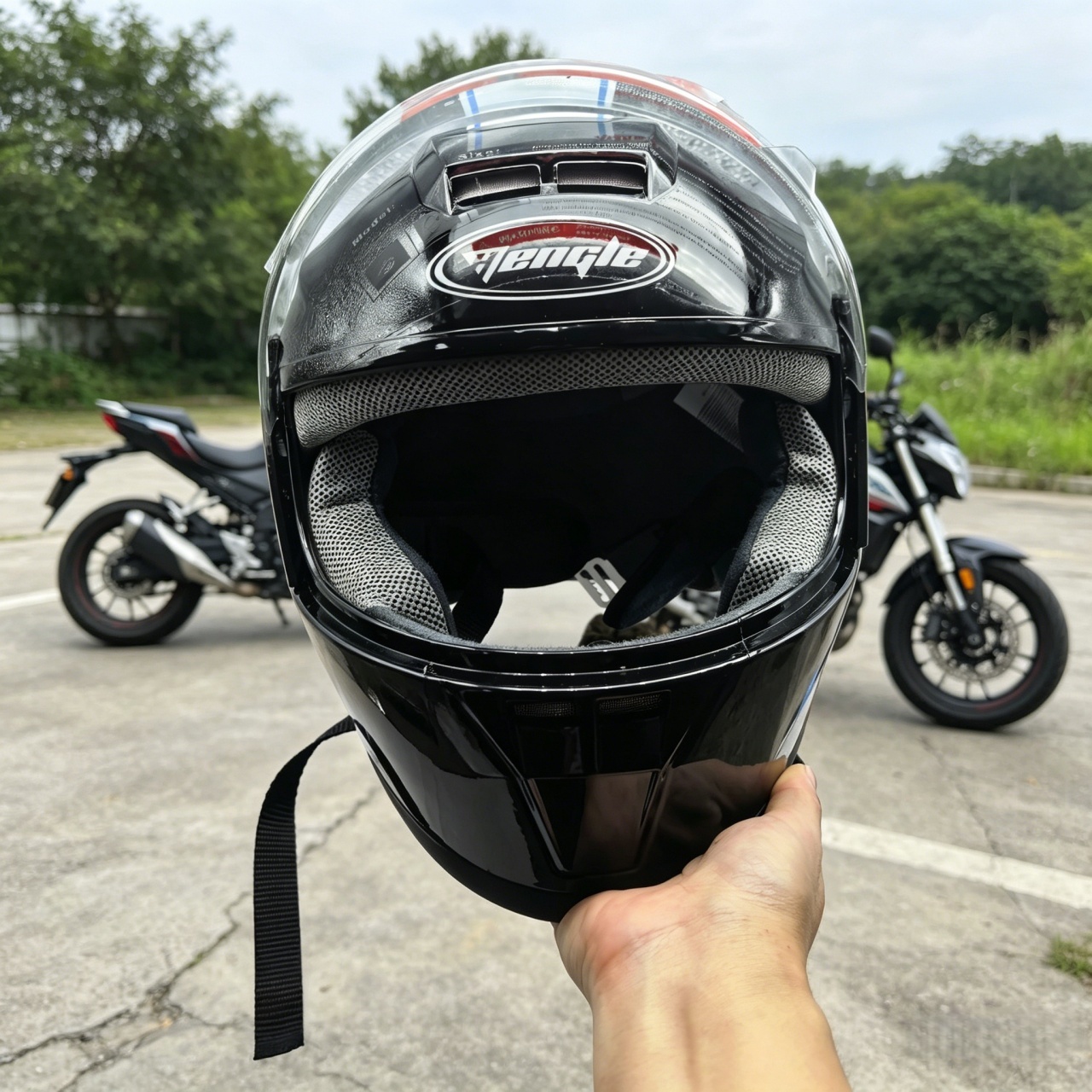 Dual Visor Motorcycle Racing Helmet - 풀페이스 오토바이 헬멧 듀얼 바이저 레이싱