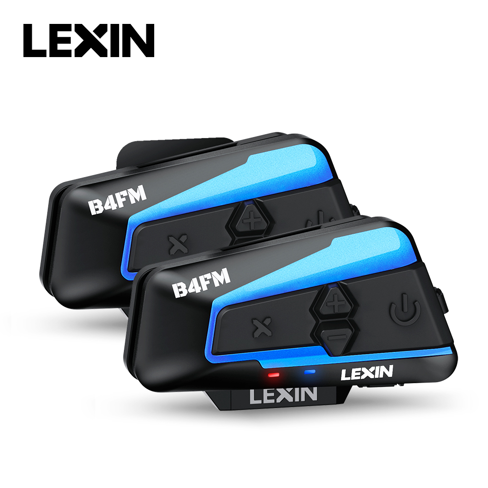 Full Face Motorcycle Helmet With Bluetooth - Lexin B4FM-X 블루투스 오토바이 인터콤 헬멧