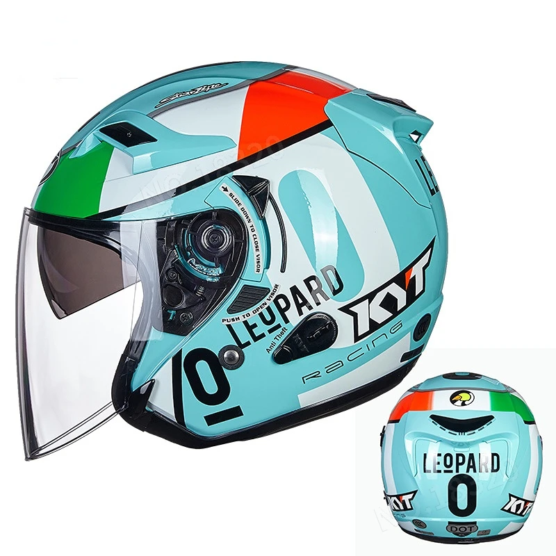 Vintage Open Face Retro Helmet - KYT 오토바이 제트 빈티지 헬멧, 오픈
