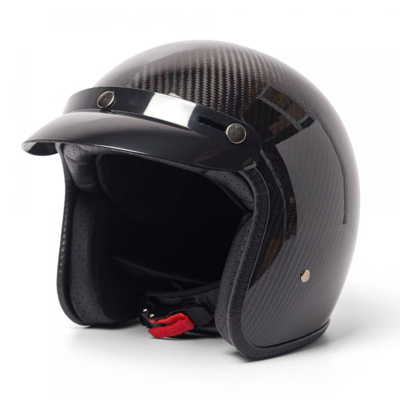 Carbon Fiber Lightweight Motorcycle Helmet - 슈퍼 경량 탄소 섬유 빈티지 헬멧