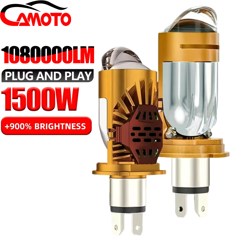 Universal Motorcycle Led Headlight Projector - CAMOTO Bi LED 렌즈 프로젝터 H4
