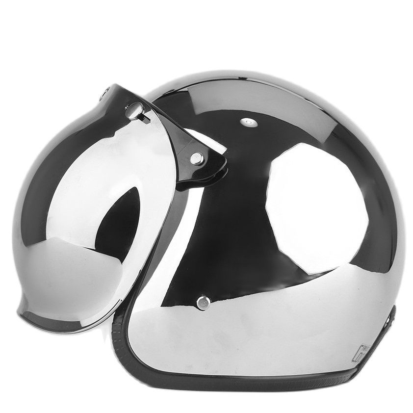 Vintage Open Face Retro Helmet - 오픈 페이스 오토바이 헬멧, 빈티지 카스크,