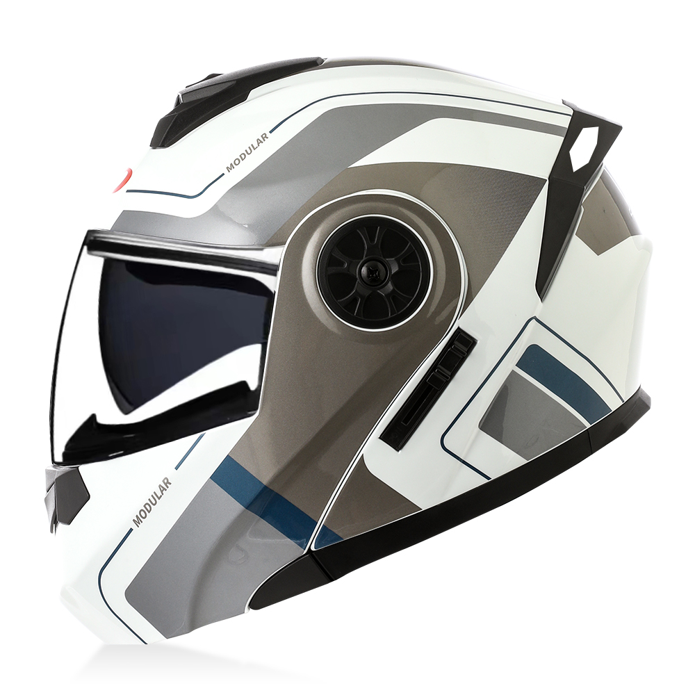 Modular Flip Up Motorcycle Helmet Dot Approved - 고품질 모듈식 플립업 헬멧 오토바이 듀얼