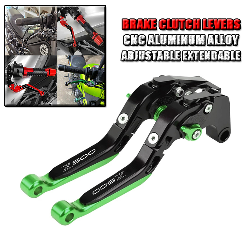 Cnc Aluminum Adjustable Brake Clutch Levers - 카와사키 Z500 Z 500 2025-2026 오토바이