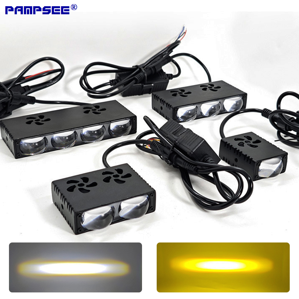Universal Motorcycle Led Headlight Projector - 자동차 그릴 LED 헤드라이트 작업등 범퍼