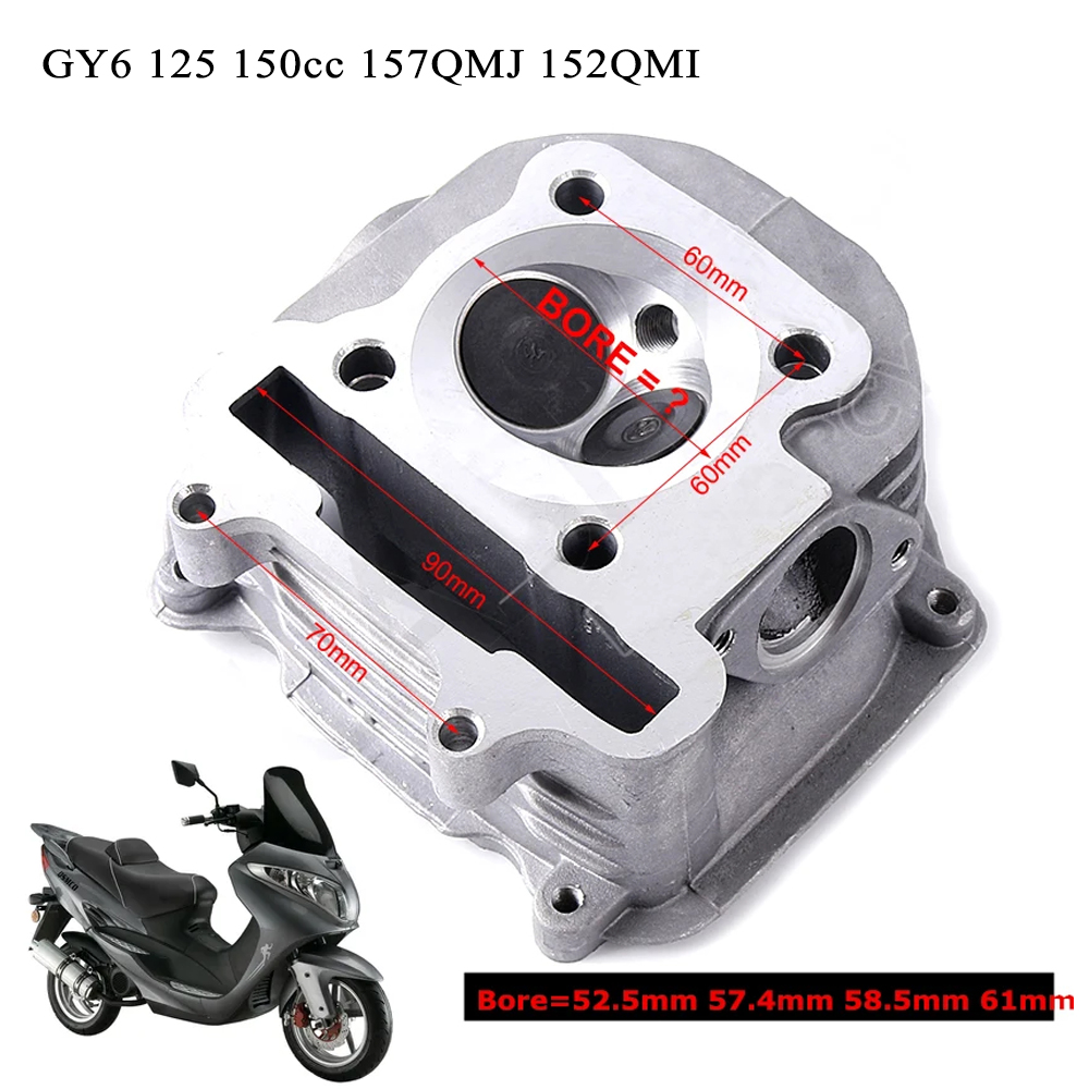 Scooter Parts - GY6 150 실린더 헤드 오토바이 부품,