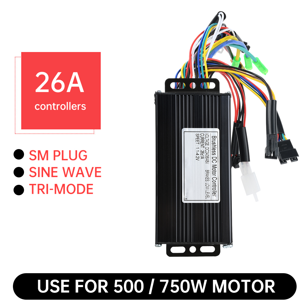 Scooter Parts - 24V/36/48V DC 브러시리스 모터 컨트롤러 26A