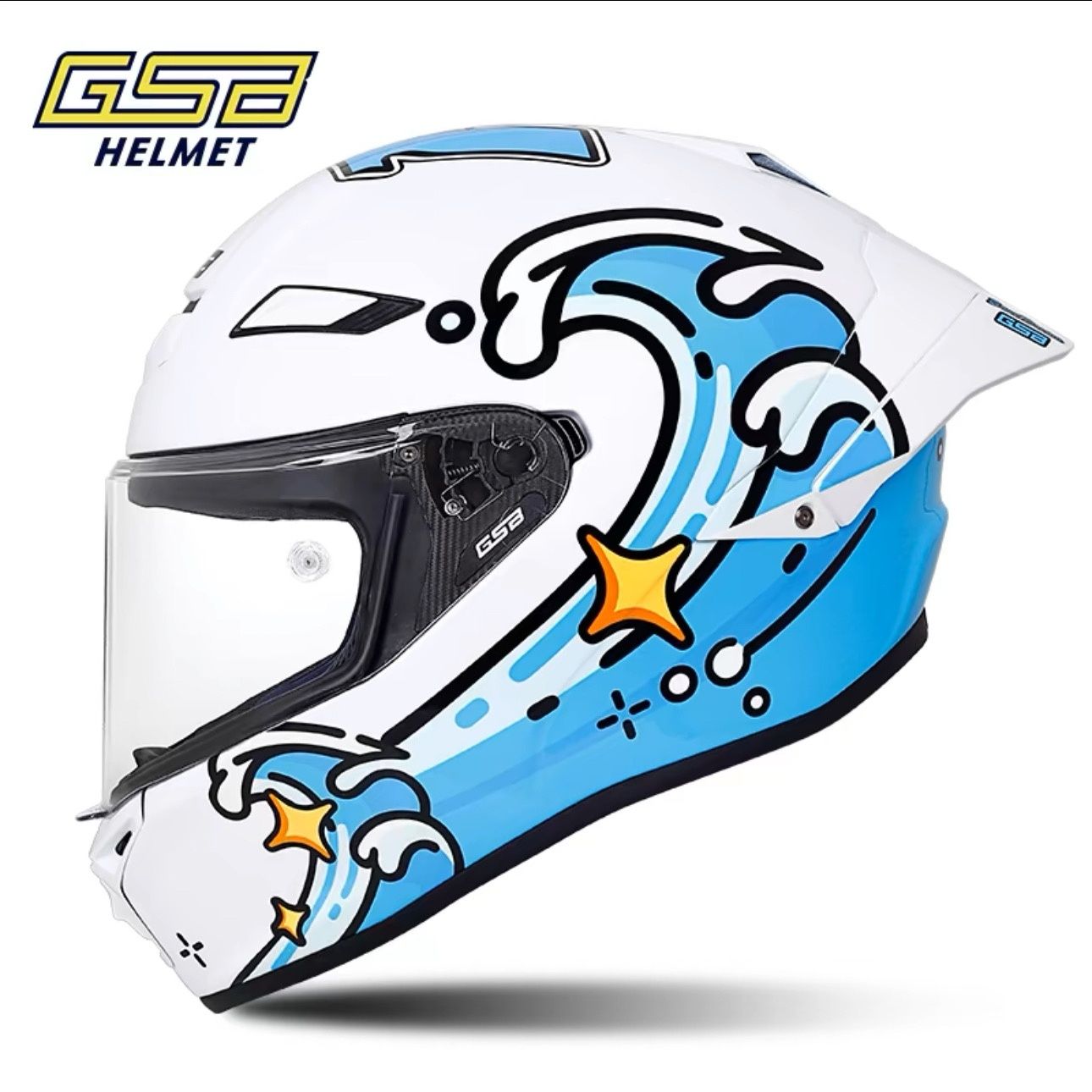 Carbon Fiber Lightweight Motorcycle Helmet - GSB 카본 파이버 헬멧 RC5 오토바이