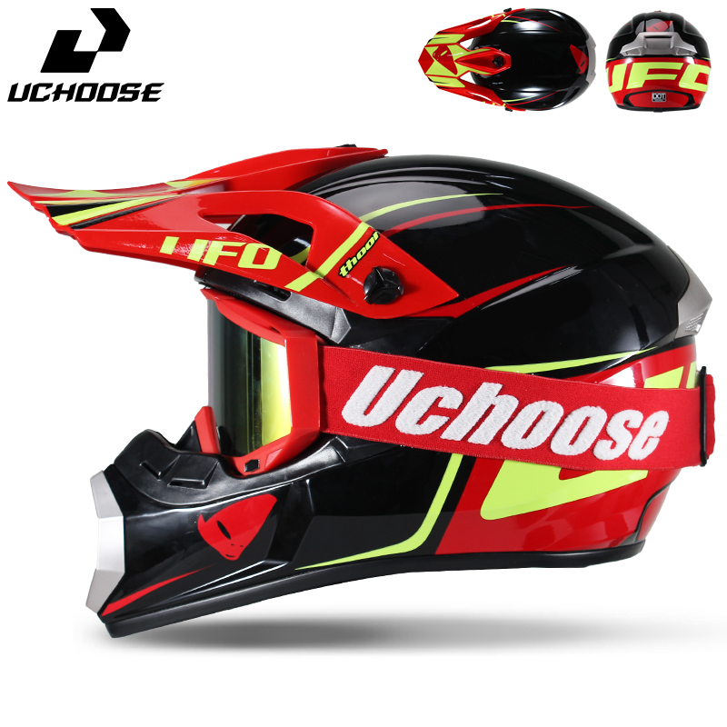 Off Road Motocross Helmet Goggles Set - 유추이즈 모토크로스 헬멧 세트 성인용 오프로드