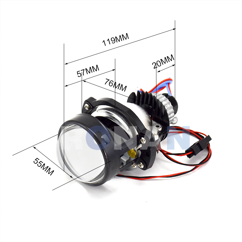 RONAN-2.0 인치 미니 Bi-Led 프로젝터 개조 - Universal Motorcycle Led Headlight Projector 리뷰 및 가격