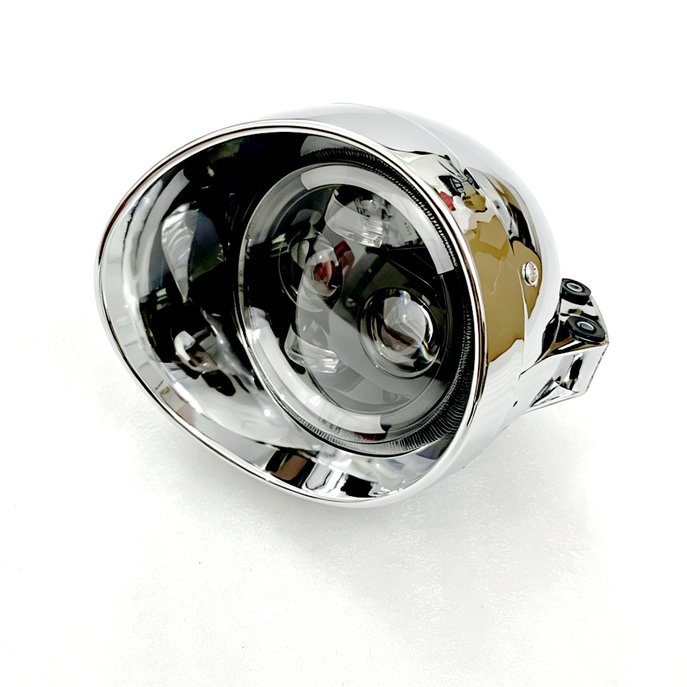 유니버설 레트로 12V 오토바이 5.75' LED 헤드 - Universal Motorcycle Led Headlight Projector 리뷰 및 가격