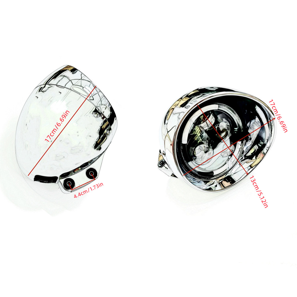 유니버설 레트로 12V 오토바이 5.75' LED 헤드 - Universal Motorcycle Led Headlight Projector 리뷰 및 가격