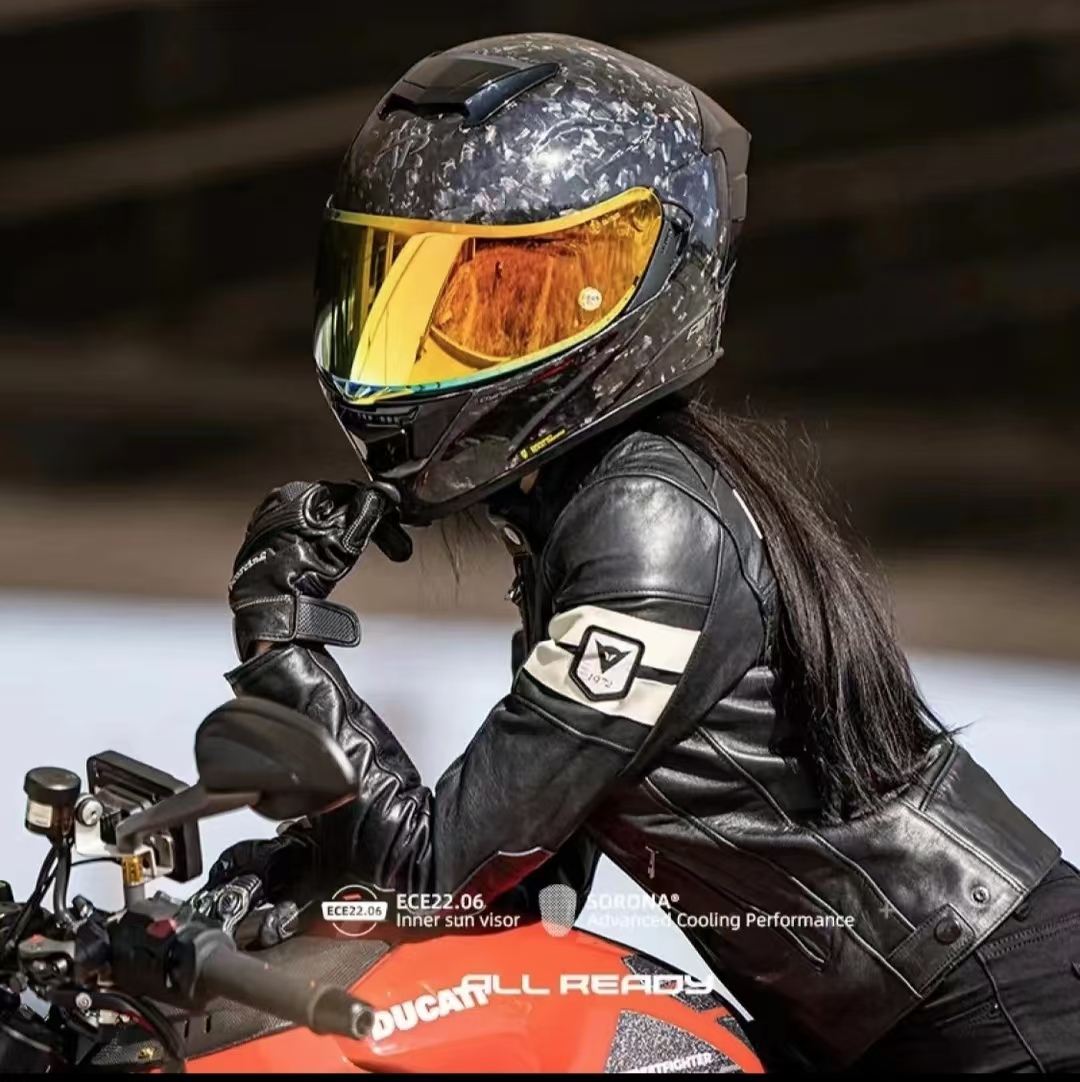 탄소 섬유 오토바이 헬멧, ECE DOT 승인, 풀 페 - Carbon Fiber Lightweight Motorcycle Helmet 리뷰 및 가격
