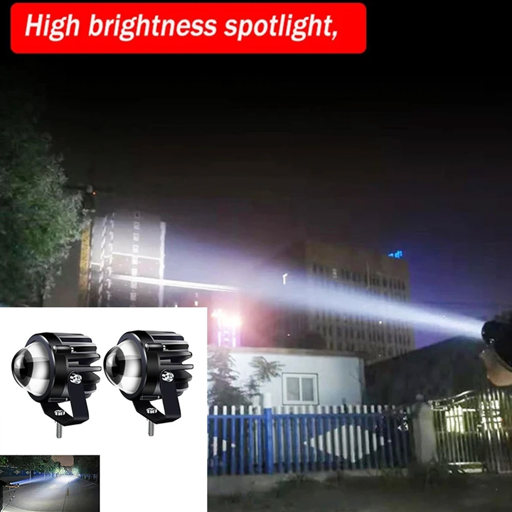 오토바이 프로젝터 레이저 빛 Led 램프 헤드 라이트  - Universal Motorcycle Led Headlight Projector 리뷰 및 가격