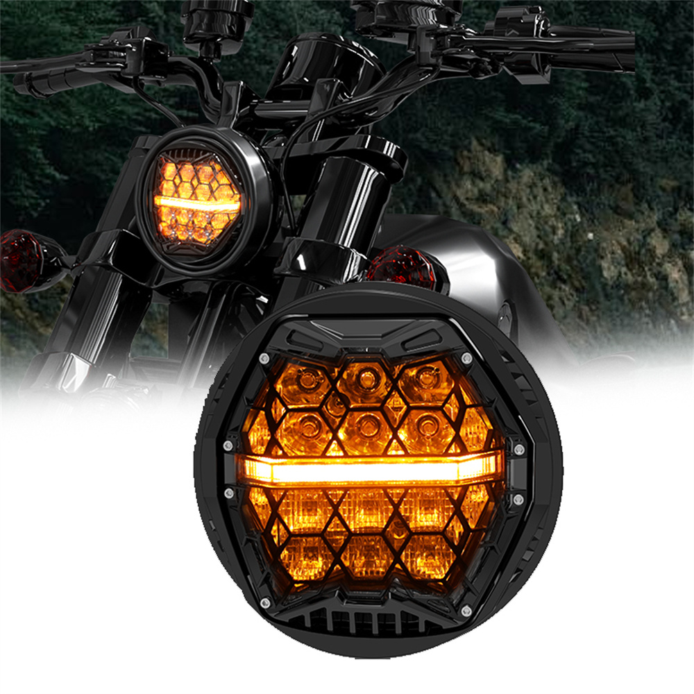 5.75인치 원형 LED 프로젝션 헤드라이트 E24 화 - Universal Motorcycle Led Headlight Projector 리뷰 및 가격