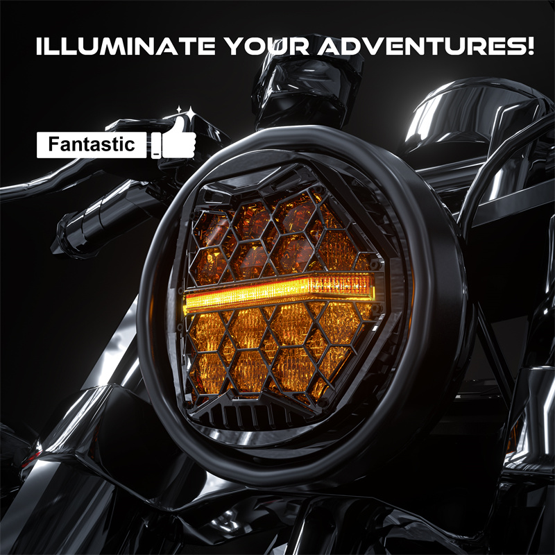 5.75인치 원형 LED 프로젝션 헤드라이트 E24 화 - Universal Motorcycle Led Headlight Projector 리뷰 및 가격