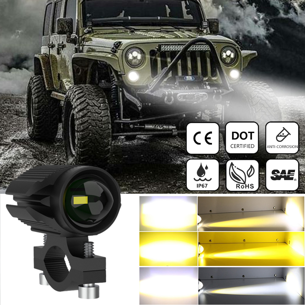 오토바이용 추가 LED 헤드라이트, 범용 보조 스포트라 - Universal Motorcycle Led Headlight Projector 리뷰 및 가격