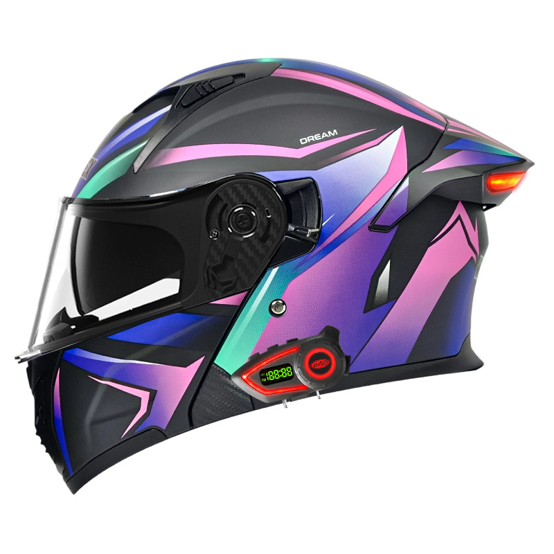 DOT 오토바이 헬멧 이중 바이저 모듈식 헬멧 블루투스 - Modular Flip Up Motorcycle Helmet Dot Approved 리뷰 및 가격