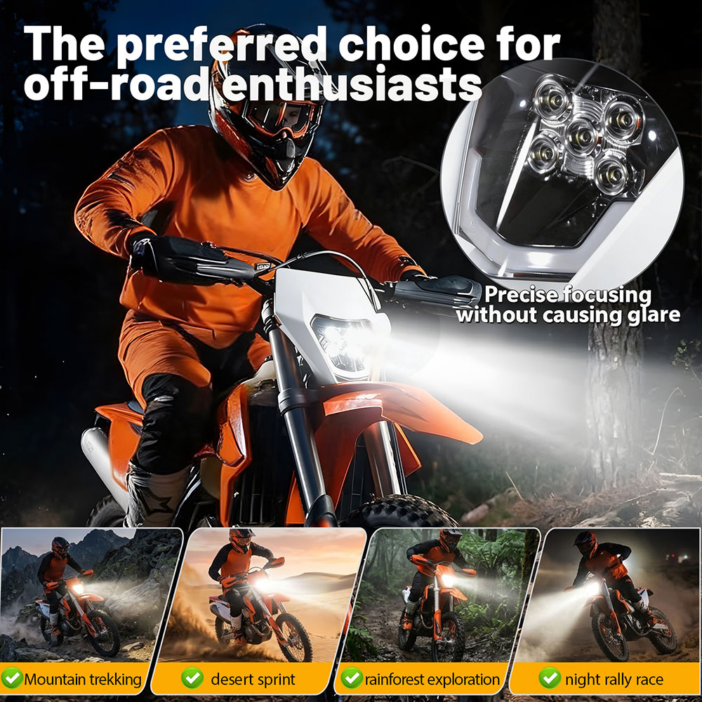 5 LED 헤드라이트 헤드램프 램프 KTM SX SXF - Universal Motorcycle Led Headlight Projector 리뷰 및 가격