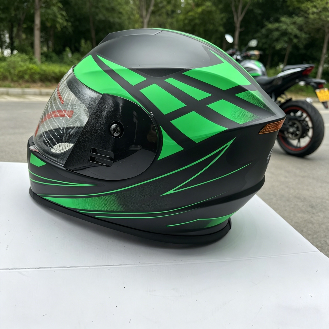남성용 풀페이스 오토바이 헬멧 듀얼 바이저 레이싱 카스 - Dual Visor Motorcycle Racing Helmet 리뷰 및 가격