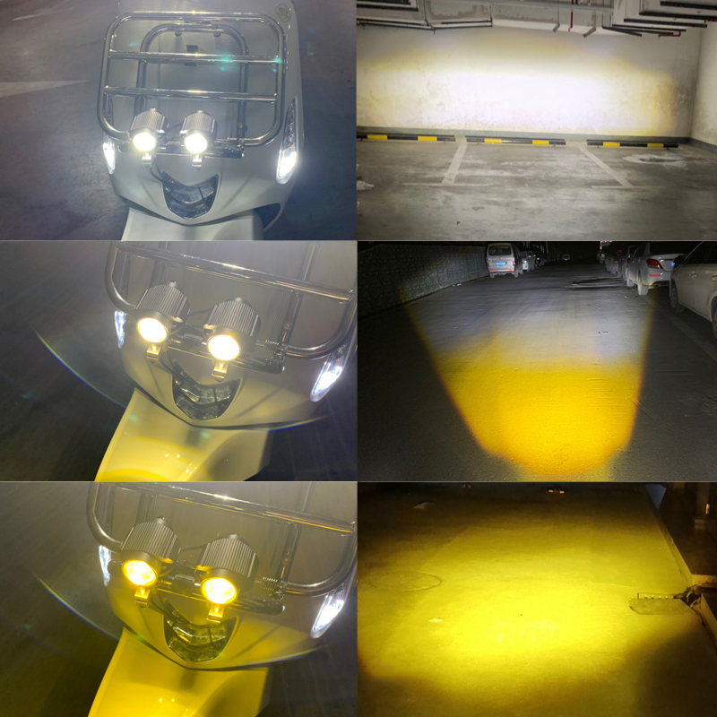 오토바이 LED 라이트, 오토바이 액세서리, 안개 스포 - Universal Motorcycle Led Headlight Projector 리뷰 및 가격