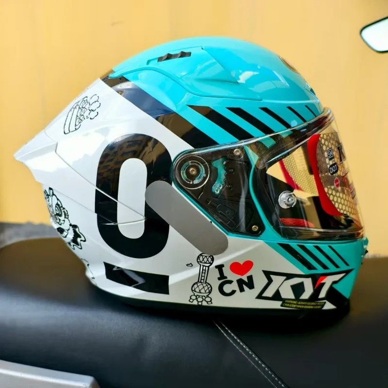 오리지널 KYT ST 카본 파이버 오토바이 헬멧 전문  - Carbon Fiber Lightweight Motorcycle Helmet 리뷰 및 가격