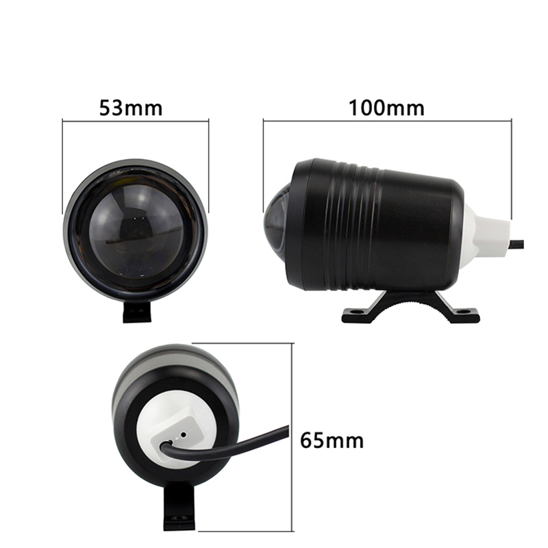 외부 오토바이 U2 스포트라이트 오토바이 액세서리 램프 - Universal Motorcycle Led Headlight Projector 리뷰 및 가격