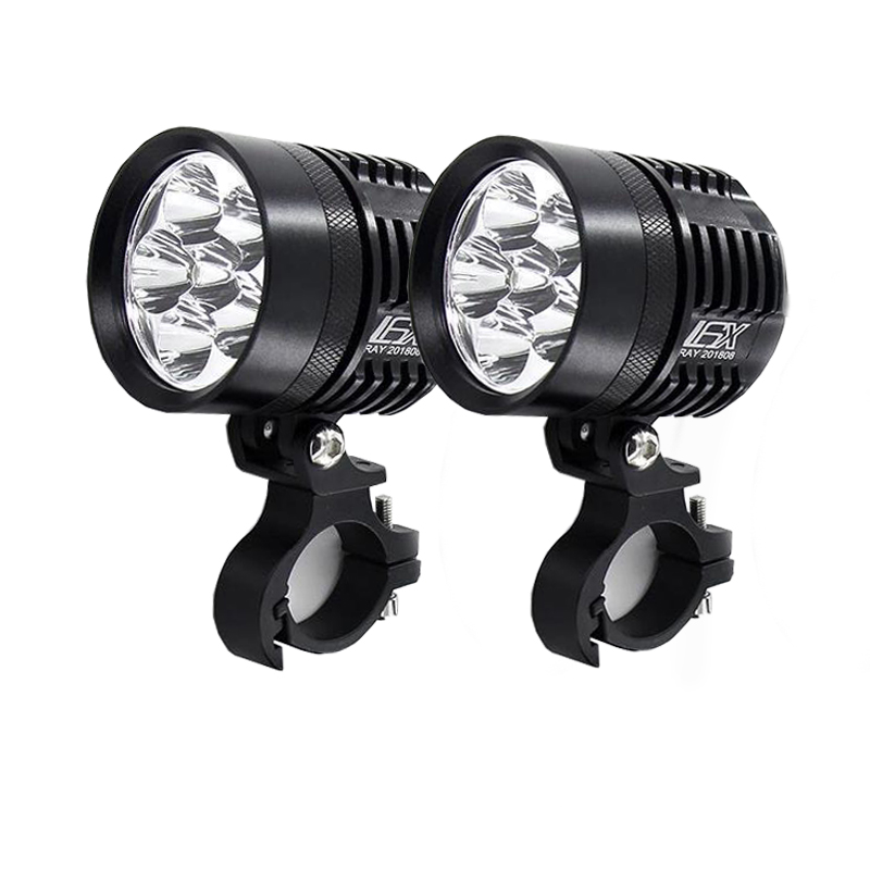 2PCS 유니버설 L6X 헤드라이트 LED 오토바이 오 - Universal Motorcycle Led Headlight Projector 리뷰 및 가격
