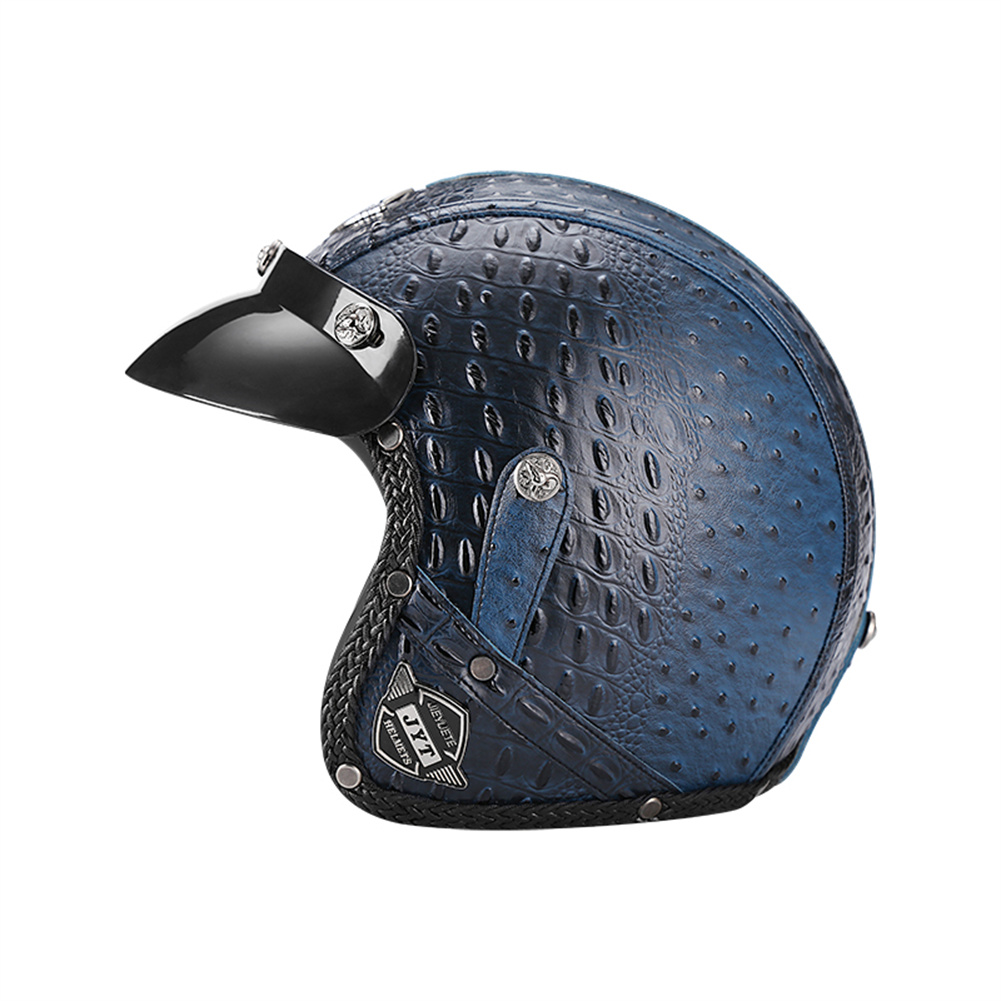 DOT 3/4 오픈 페이스 오토바이 레트로 오토바이 헬 - Vintage Open Face Retro Helmet 리뷰 및 가격