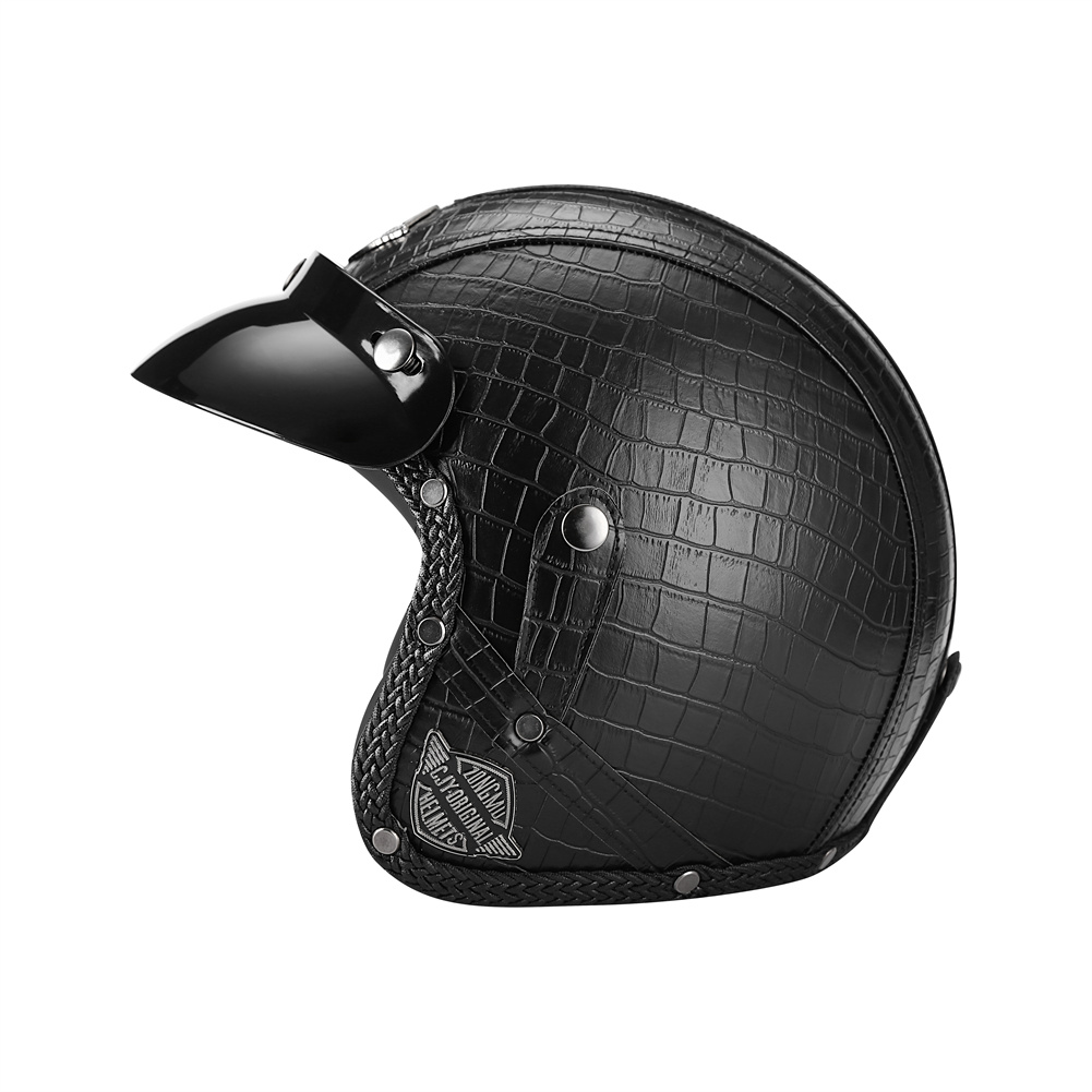 DOT 3/4 오픈 페이스 오토바이 레트로 오토바이 헬 - Vintage Open Face Retro Helmet 리뷰 및 가격
