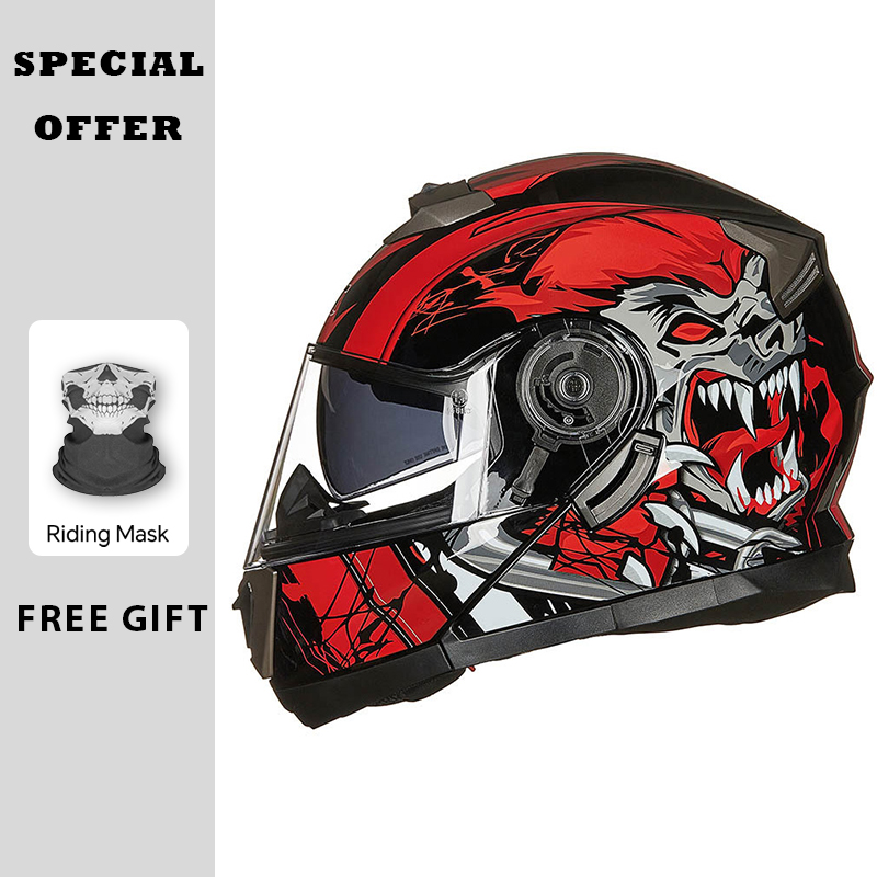모터사이클 헬멧 모듈러 플립업 헬멧 더블 바이저 DOT - Modular Flip Up Motorcycle Helmet Dot Approved 리뷰 및 가격