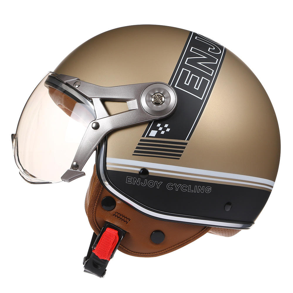 빈티지 TT & COCASCOS 오토바이 헬멧 제트 바 - Vintage Open Face Retro Helmet 리뷰 및 가격