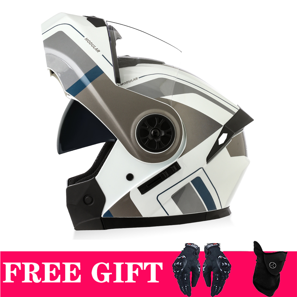 더블 바이저 블루투스 헬멧 모듈 형 풀 페이스 오토바이 - Full Face Motorcycle Helmet With Bluetooth 리뷰 및 가격