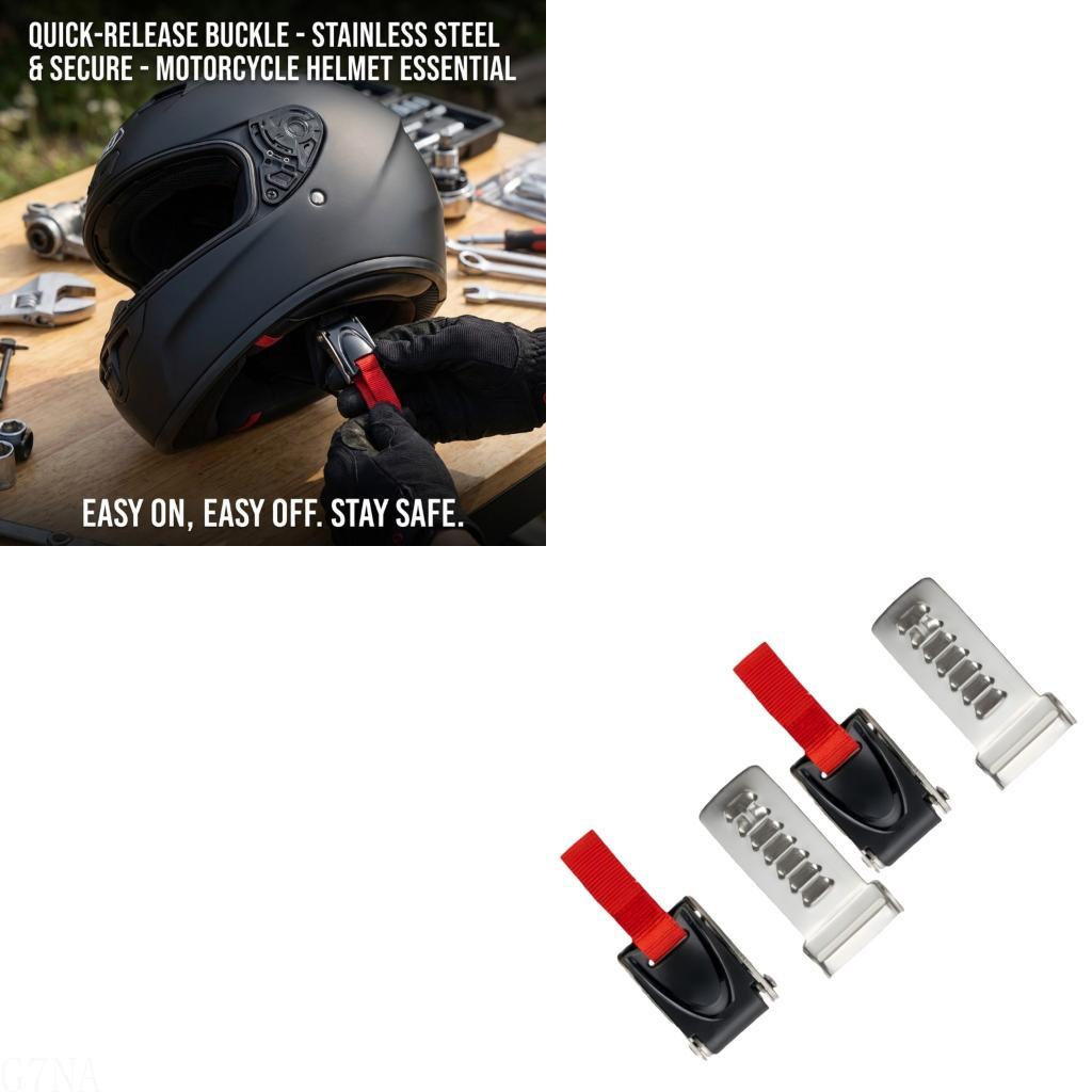 G7NA 스테인리스 ABS 오토바이 헬멧 신속 이탈 7 - Quick Release Buckle Motorcycle Helmet 리뷰 및 가격