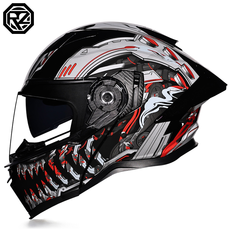 ORZ-997 모듈러 플립업 오토바이 헬멧 듀얼 바이저 - Modular Flip Up Motorcycle Helmet Dot Approved 리뷰 및 가격