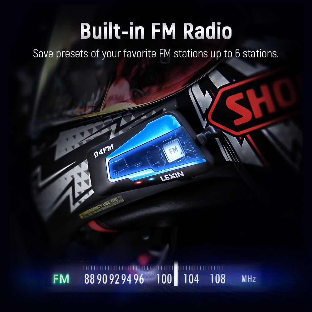 Lexin B4FM-X 블루투스 오토바이 인터콤 헬멧  - Full Face Motorcycle Helmet With Bluetooth 리뷰 및 가격