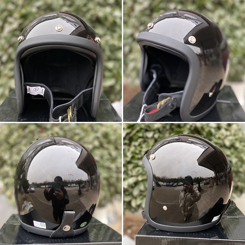 TT&COCASCOS 오토바이 헬멧 제트 빈티지 500 - Vintage Open Face Retro Helmet 리뷰 및 가격