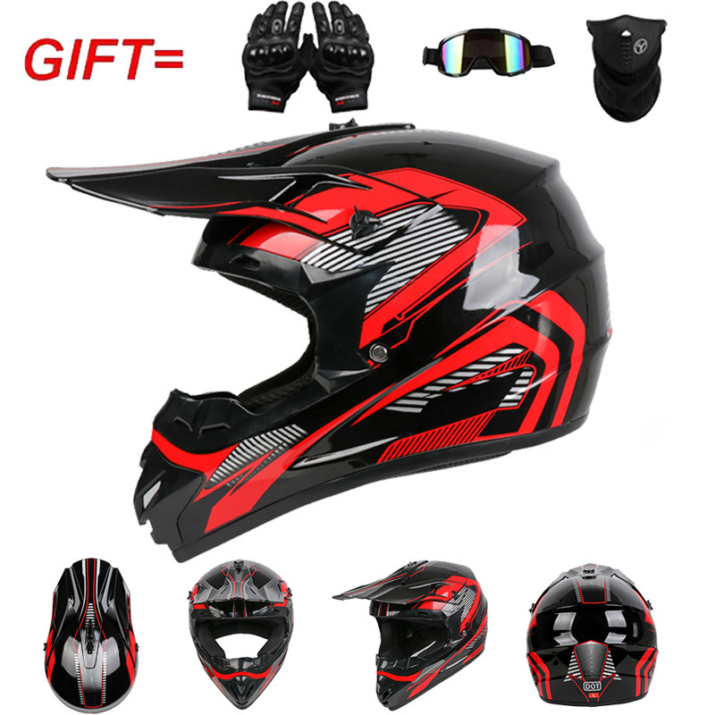 오토바이 오프로드 헬멧 풀페이스 모토크로스 더트 바이크 - Off Road Motocross Helmet Goggles Set 리뷰 및 가격