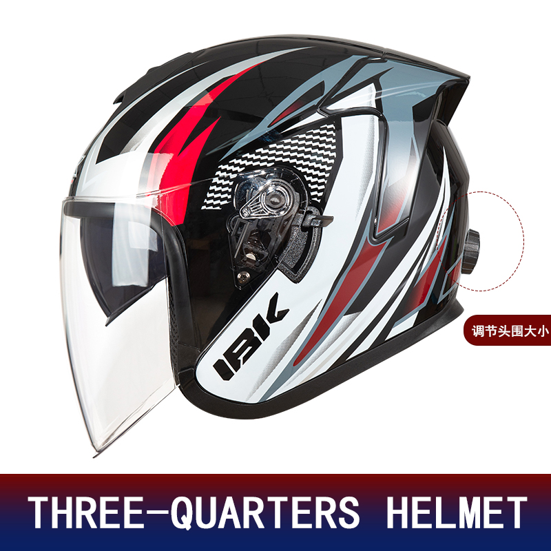 이중 렌즈 3/4 하프 페이스 오토바이 헬멧(내부 선바 - Motorcycle Helmet Inner Sun Visor Lens 리뷰 및 가격