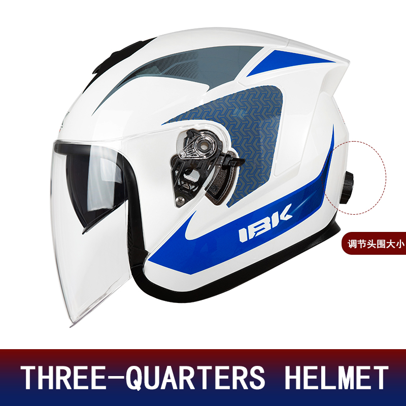 이중 렌즈 3/4 하프 페이스 오토바이 헬멧(내부 선바 - Motorcycle Helmet Inner Sun Visor Lens 리뷰 및 가격