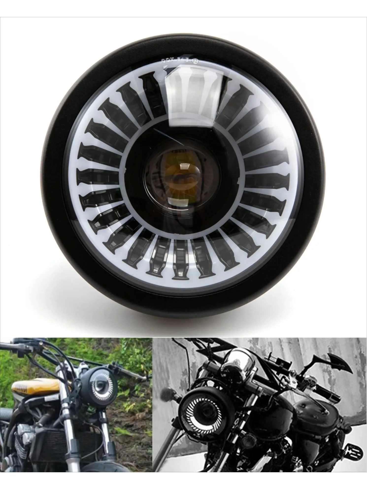 오토바이 6.5인치 범용 LED 헤드라이트 RGB 안개 - Universal Motorcycle Led Headlight Projector 리뷰 및 가격