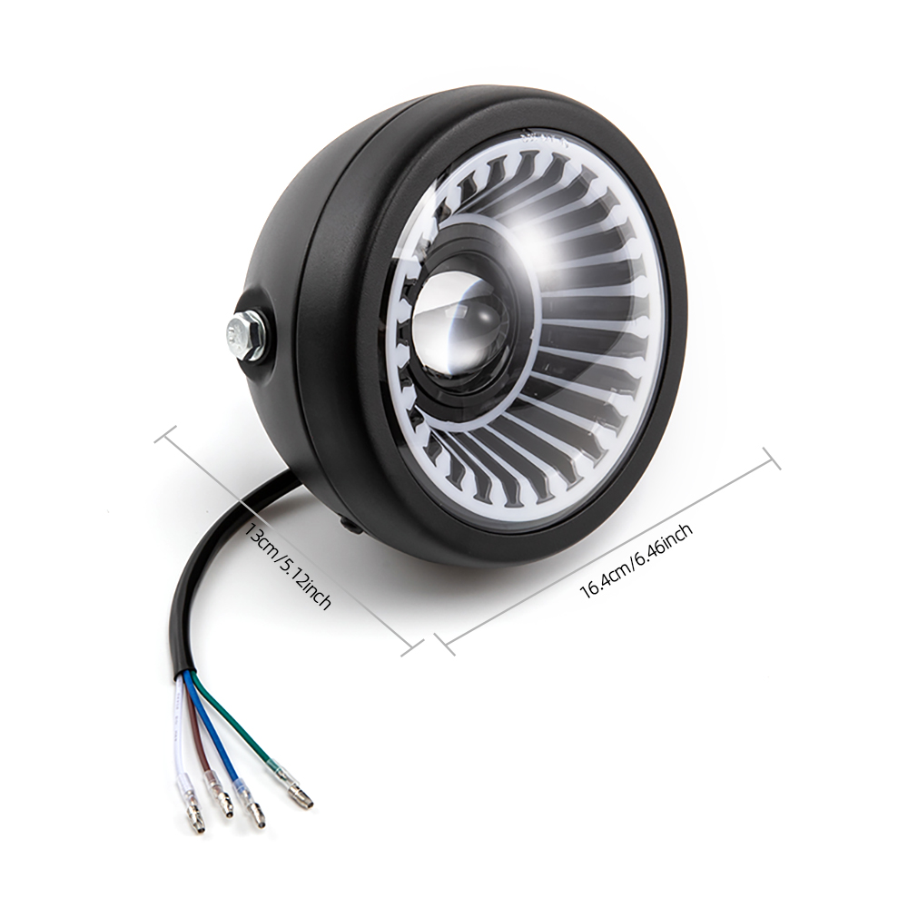 오토바이 6.5인치 범용 LED 헤드라이트 RGB 안개 - Universal Motorcycle Led Headlight Projector 리뷰 및 가격