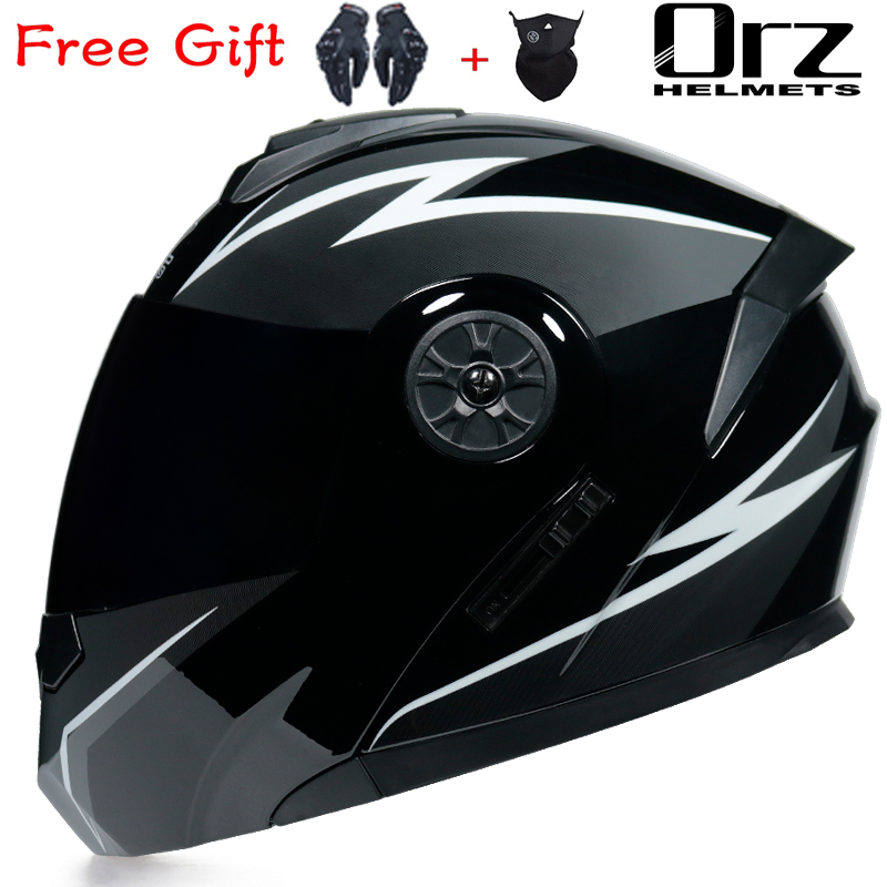 ORZ-161 최신 DOT 인증 안전 모듈식 플립 오토 - Modular Flip Up Motorcycle Helmet Dot Approved 리뷰 및 가격