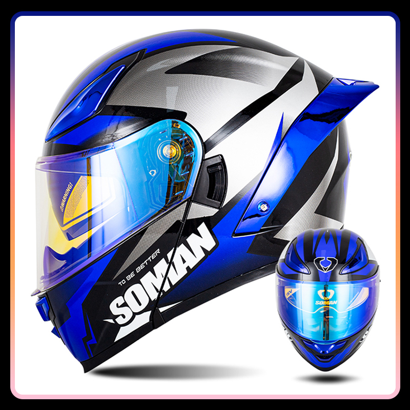 남성용 오토바이 헬멧 듀얼 렌즈 플립업 헬멧 빈티지 레 - Modular Flip Up Motorcycle Helmet Dot Approved 리뷰 및 가격