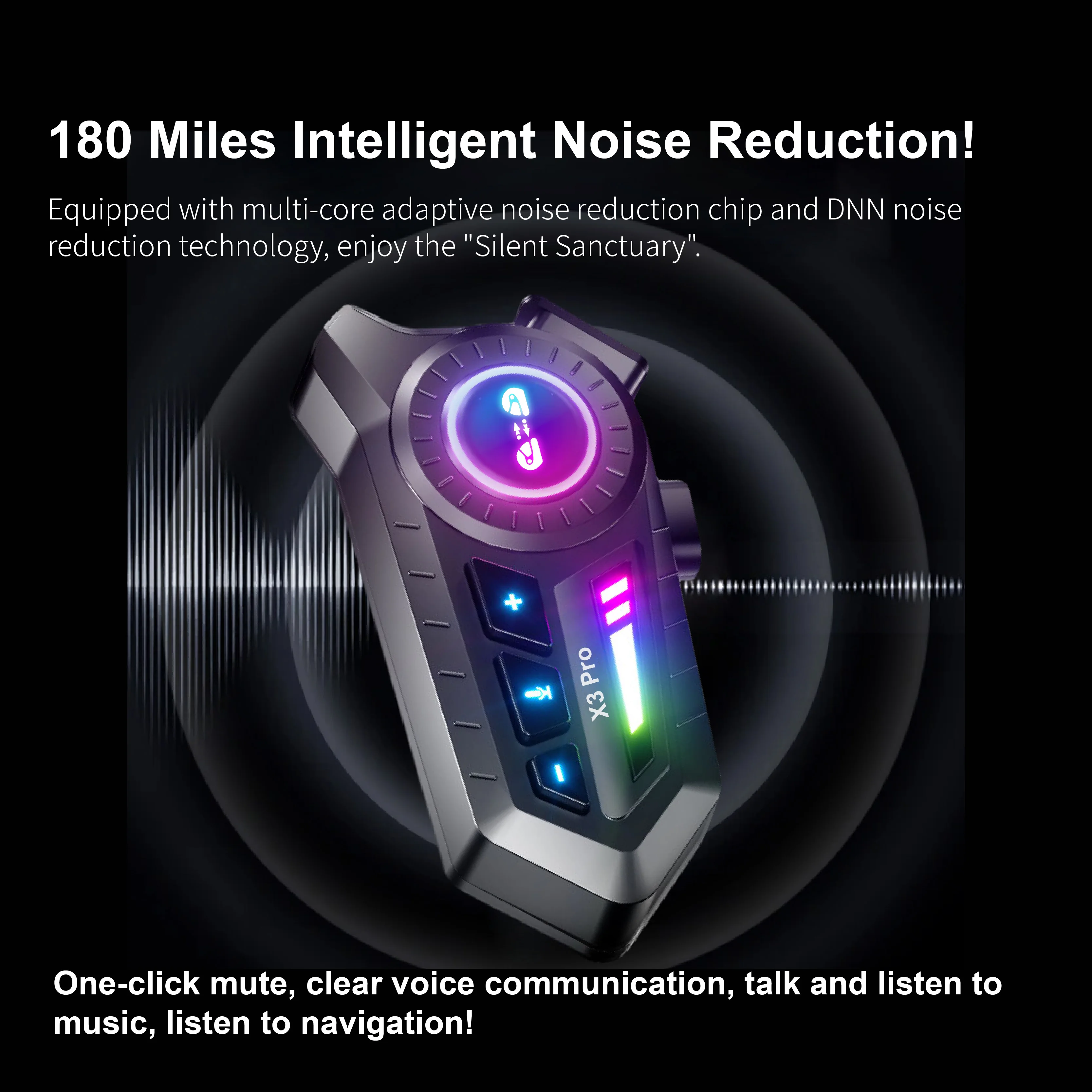 1/2개 X3Pro 블루투스 6.0 오토바이 인터콤 5 - Universal Motorcycle Helmet Intercom Headset 리뷰 및 가격