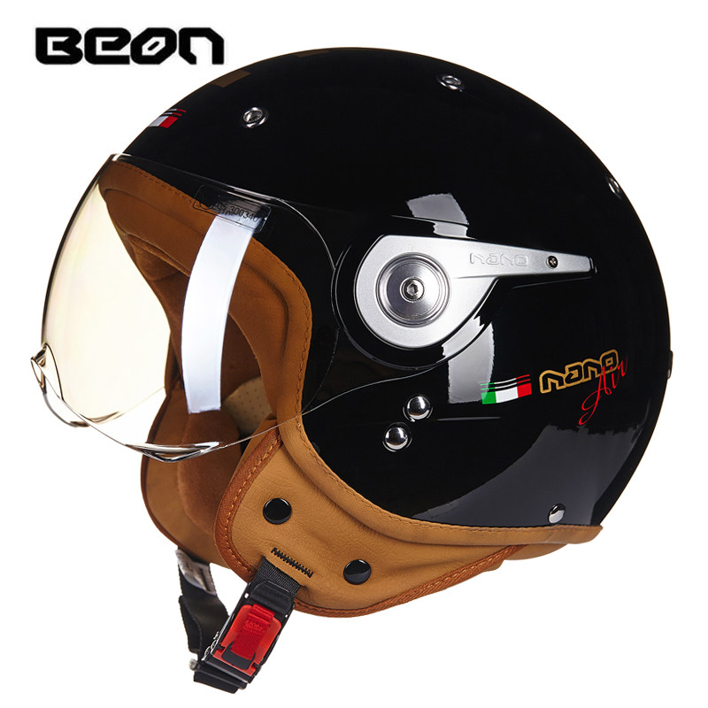 BEON B-110 Moto rcycle 헬멧 beon - Vintage Open Face Retro Helmet 리뷰 및 가격